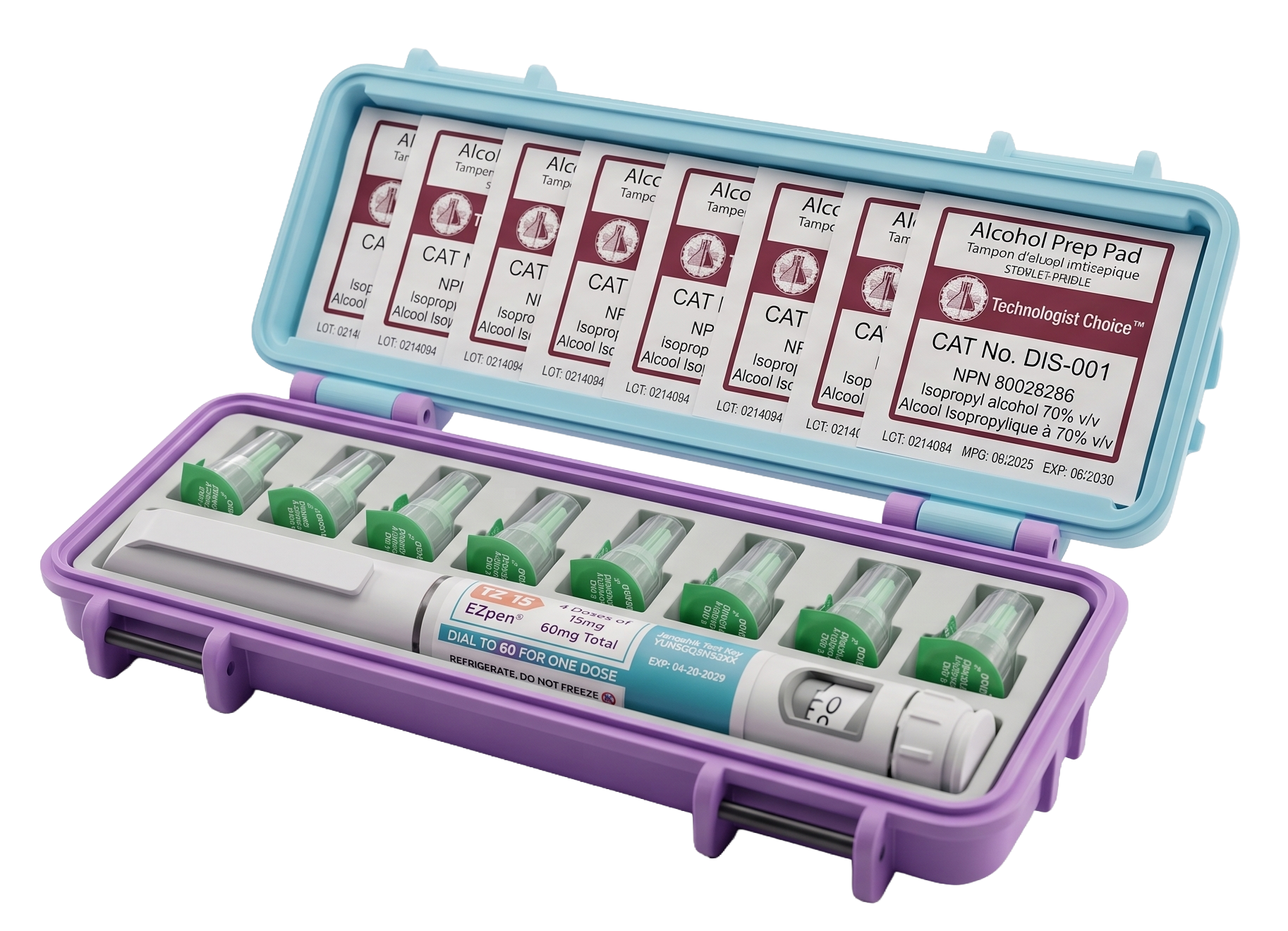 LeanGoatLab EZpen Kit - pre-filled pen with supplies, lab-tested in Canada